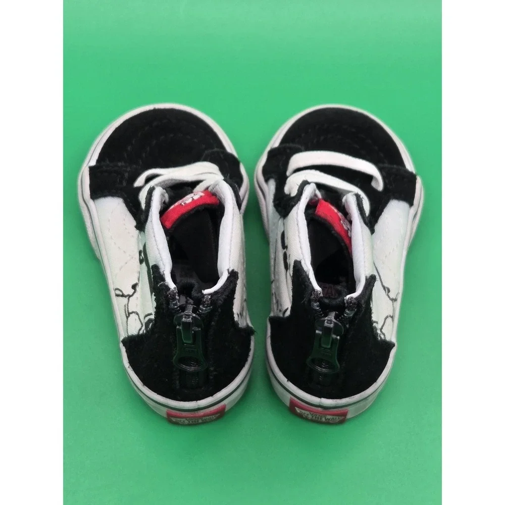Vans x Peanuts SK8-Hi Sneaker - Joe Cool Snoopy Woodstock Black - Toddler 4.5 US